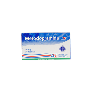 Metoclopramida 10Mg Caja X 30 Tabletas A.G.