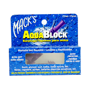 Macks Tapon Para Oido Silicona Aquablock