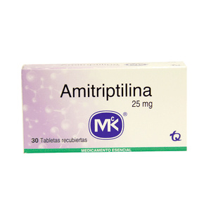 Amitriptilina MK 25Mg Caja X 30 Tabletas