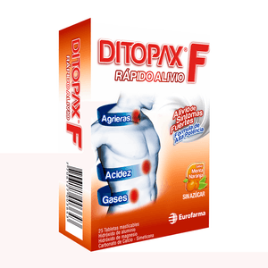 Ditopax F Naranja X 25 Tabletas Masticables