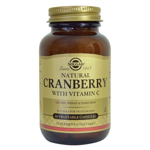Natural Cranberry Vitamin C Solgar X 60 Capsulas